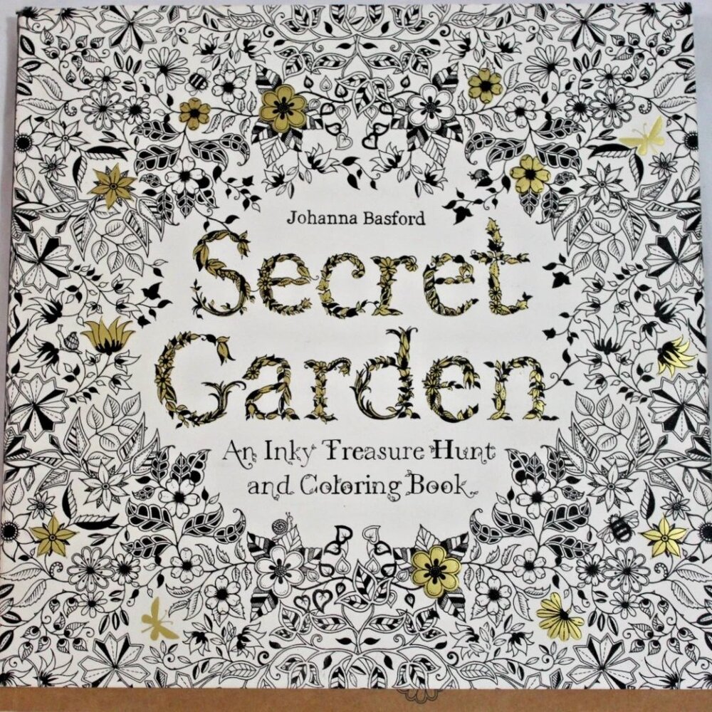 Secret Garden : An Inky Treasure Hunt and Coloring Book by Johanna Basford